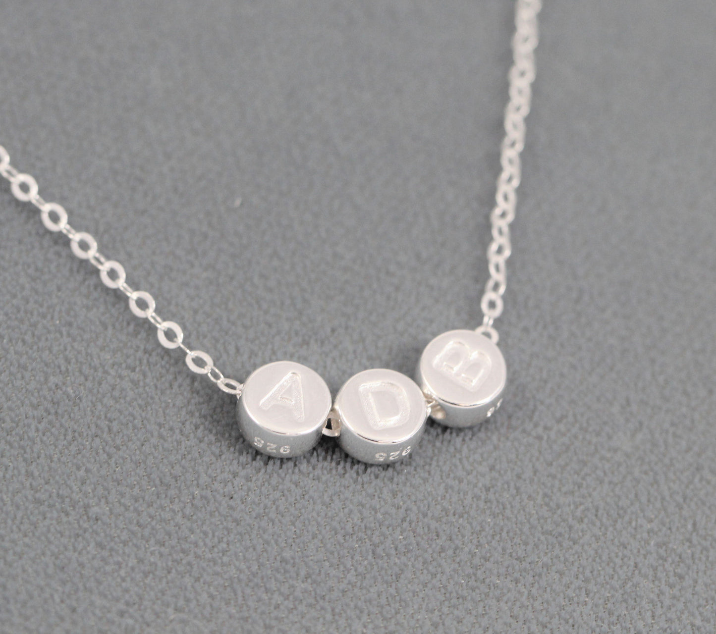 Custom Initial Necklace, Personalized Letter Jewelry