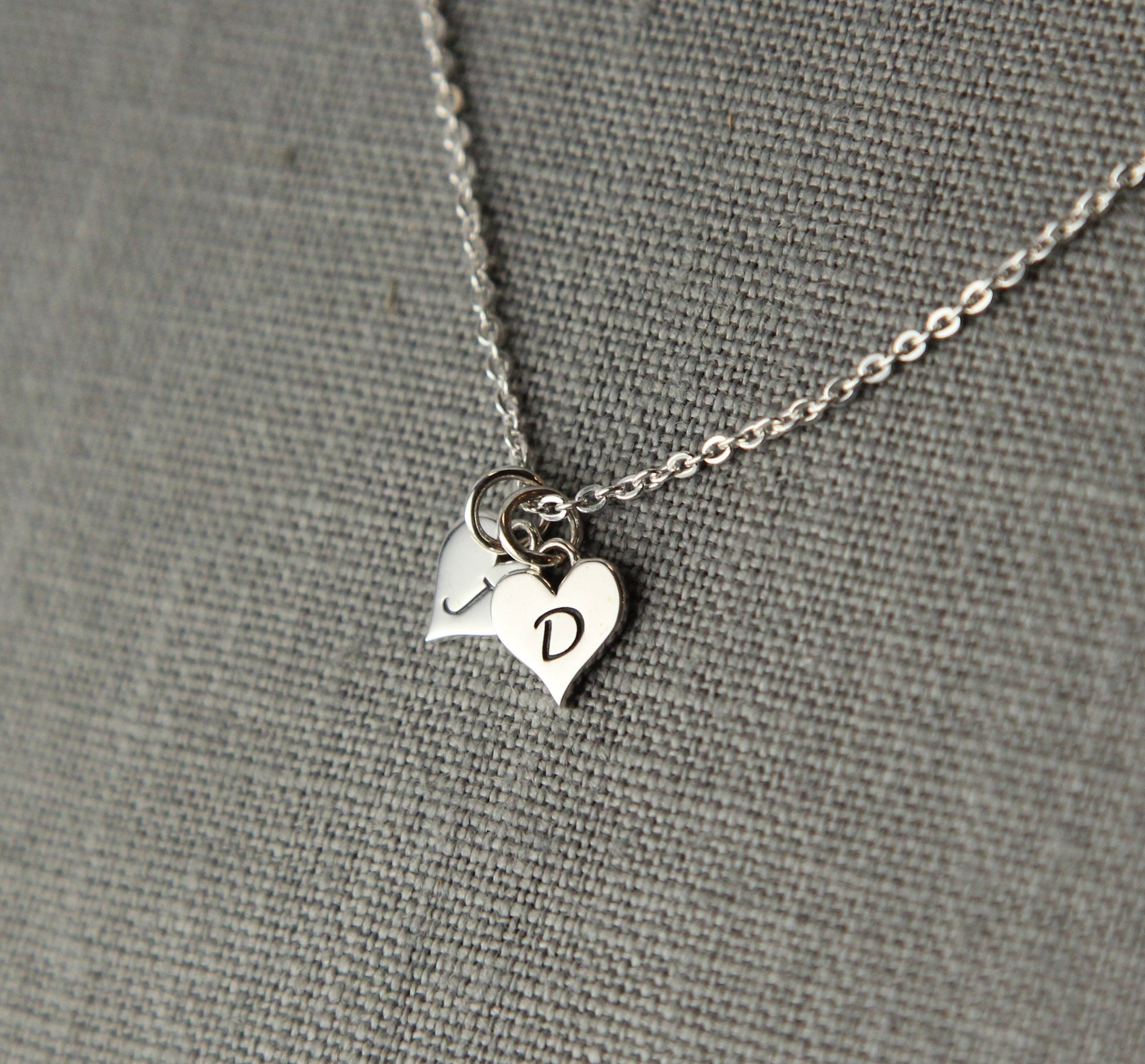 Custom Letter necklace, Gift for couples long distance relationship