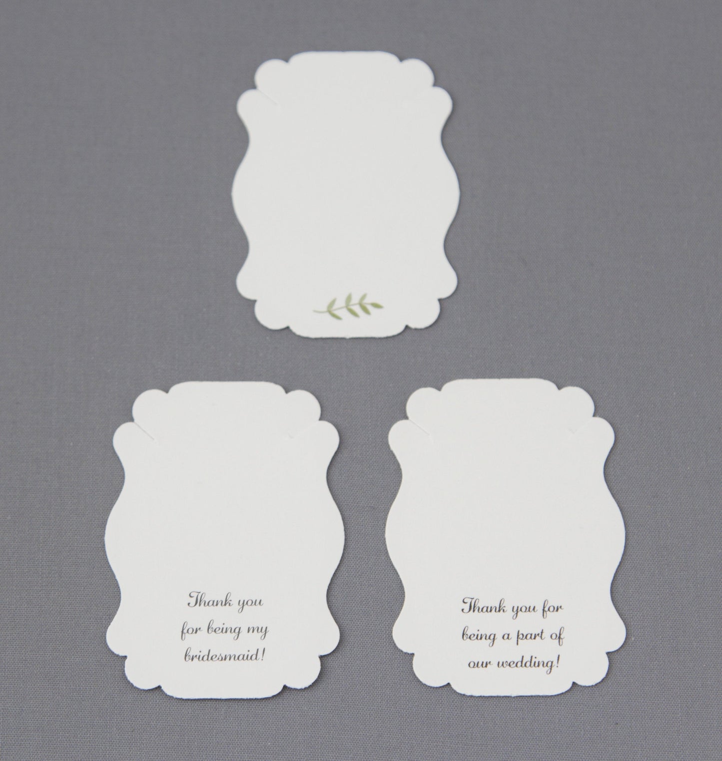 bridesmaids proposal or thank you cards