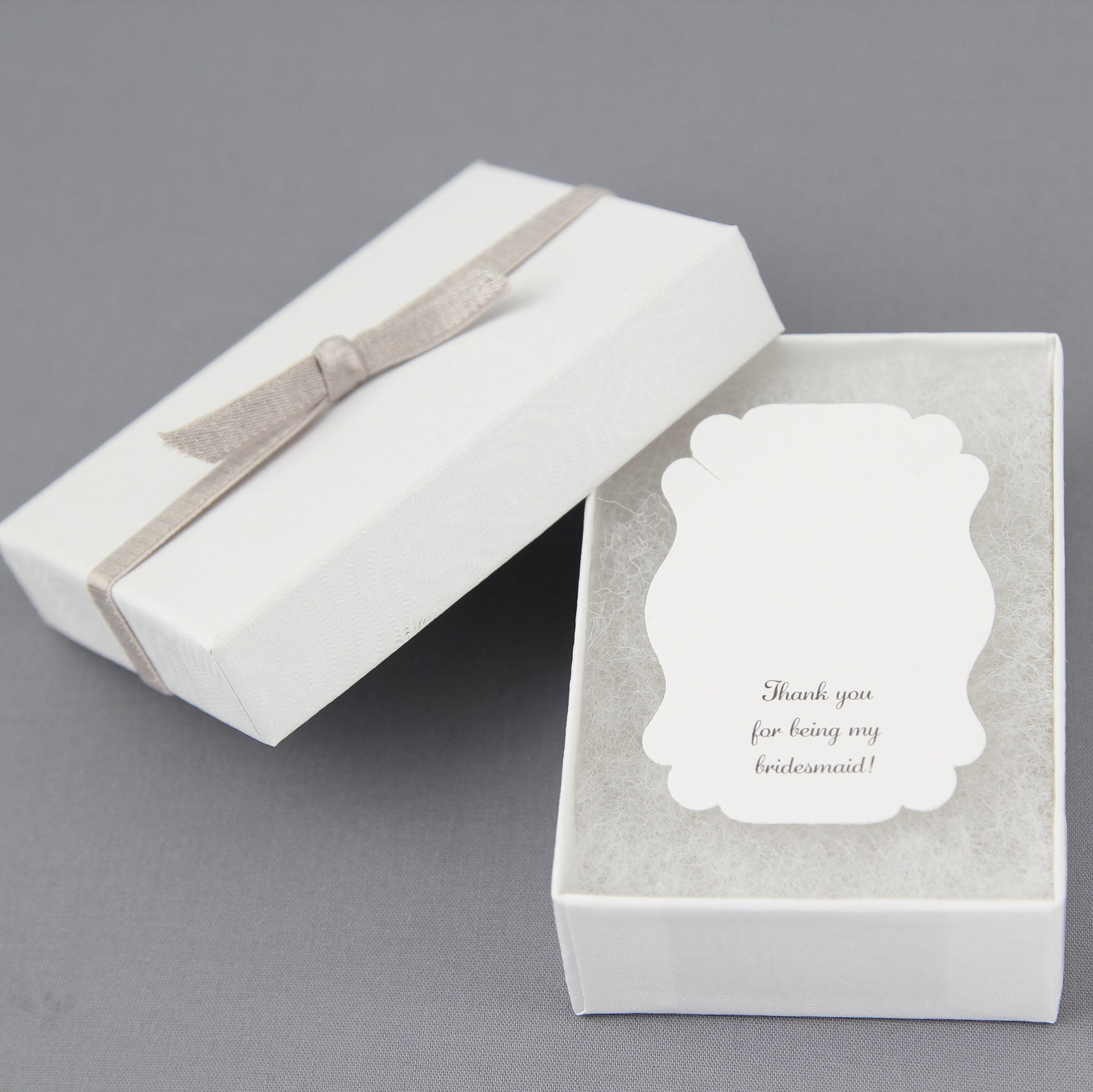 gift box with satin ribbon